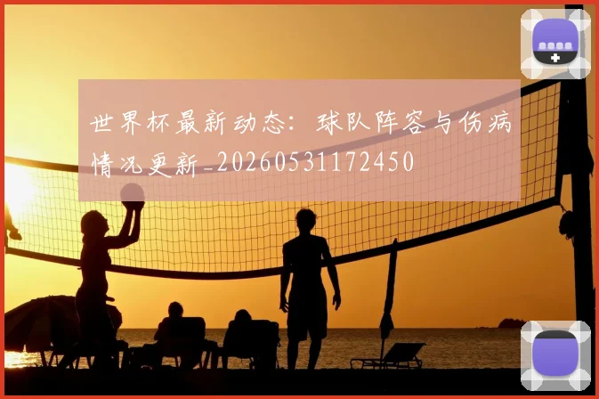 世界杯最新动态:球队阵容与伤病情况更新_20260531172450